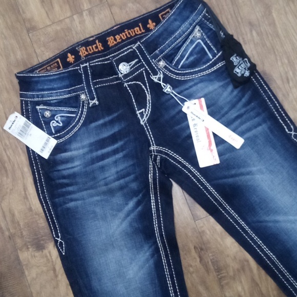 Rock Revival Women's Capri 26 Heather Embellished Shimmer NWT 138 USD - Picture 2 of 13